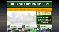 Desktop Screenshot of greenbagpickup.com